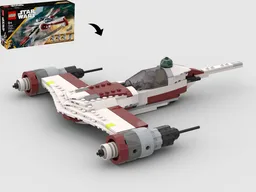 Republic N-1 Starfighter - Alternate Build of 75402 ARC-170