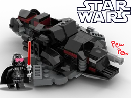 Darth Vaders Mech-Speeder #75368 MOC