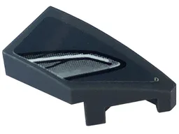 Wedge 2 x 1 x 2/3 Right with Silver Car Headlight Pattern (Sticker) - Set 76903