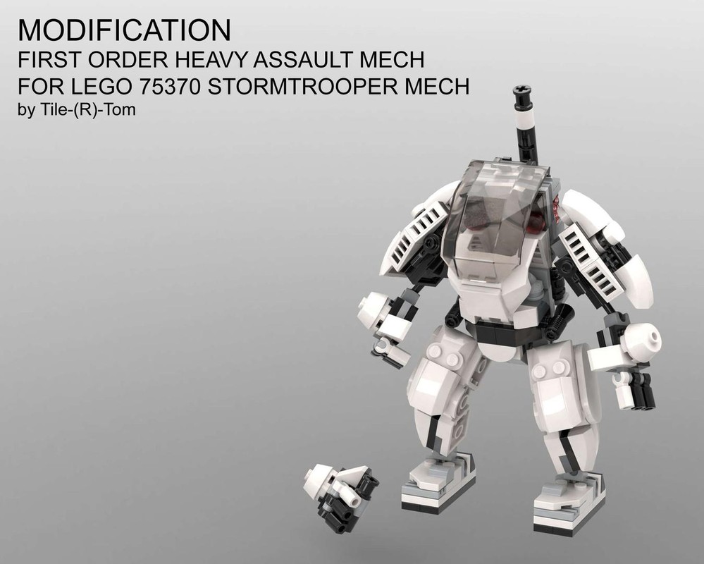 Lego First Order Heavy Assault Mech MOD for 75370