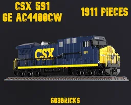 CSX 591 GE AC4400CW