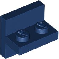 Lego Bracket 2 x 2 with 1 x 2 Vertical Studs / Dark Blue