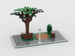 Modular Street Corner #1 (site for 60404 Burger Van shop)