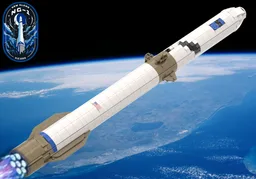 New Glenn Rocket (1:160 SLS Scale)