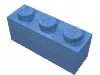 Brick 1 x 3 / Medium Blue