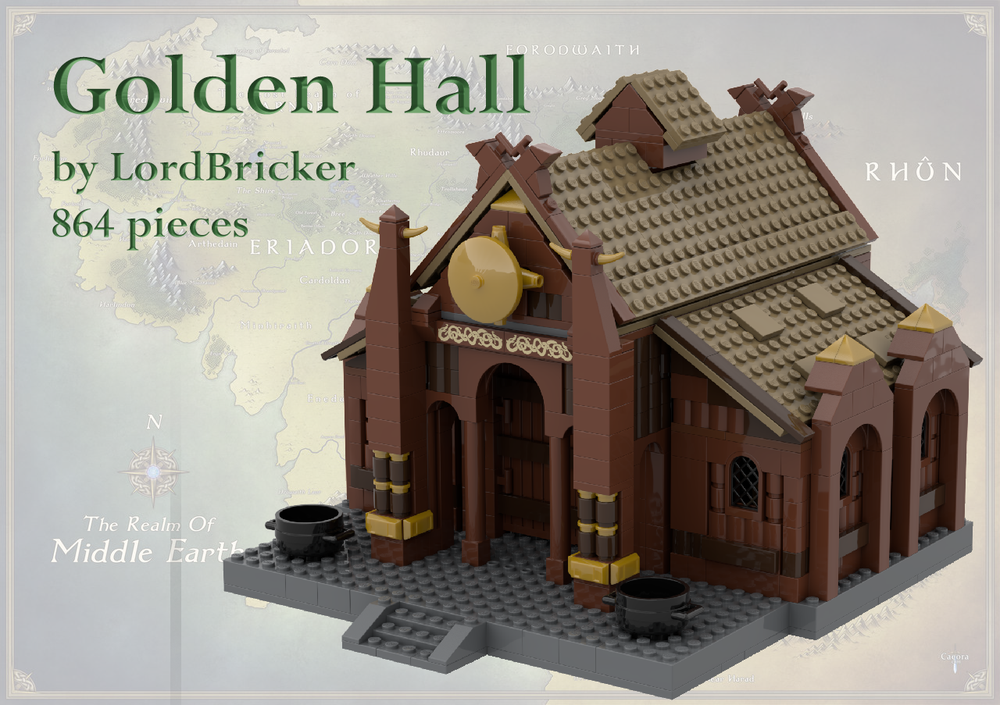 Lego The Golden Hall of Edoras, Meduseld