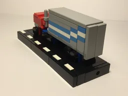 Microscale Optimus Prime Road Diorama
