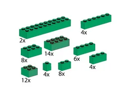Bricks Assorted, Green