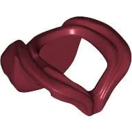 Minifig Neckwear Hood Folded Down / Dark Red
