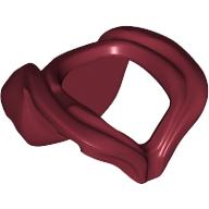 Lego Minifig Neckwear Hood Folded Down / Dark Red