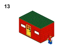 small red home