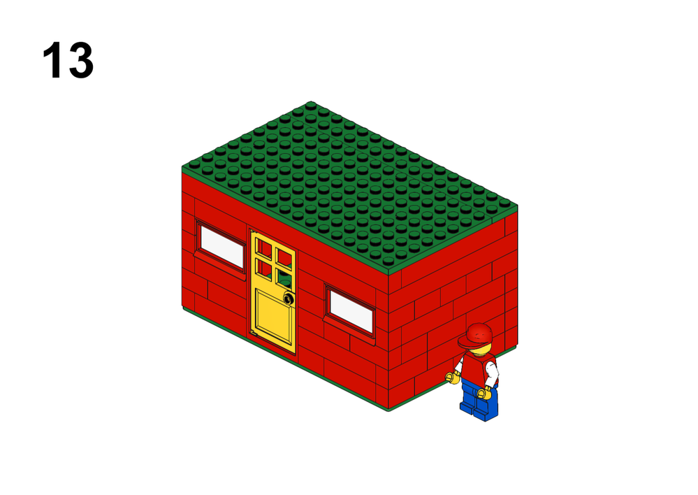 Lego small red home