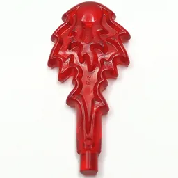 Wave / Power Burst / Flame / Magic Spell Effect, Splash Stretched with Bar / Trans-Red