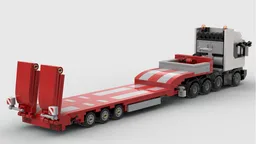 Low bed trailer