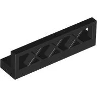 Fence Lattice 1 x 4 x 1 / Black