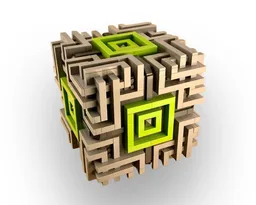 Celtic Art Deco Cube,