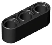 Technic Beam 1 x 3 Thick / Black