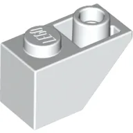 Brick Sloped Inverted 45° 2 x 1 / White