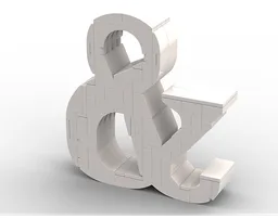 Brick-Built Ampersand