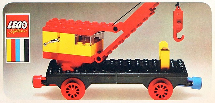 Lego Mobile Crane (Train Base)
