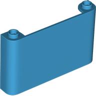 Lego Windscreen 1 x 6 x 3 / Dark Azure