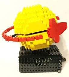 Motorized Classic Space Logo (in 3-D!)