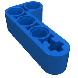 Technic Beam 2 x 4 L-Shape Thick / Blue