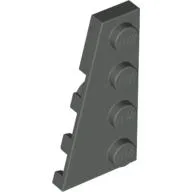 Wedge Plate 4 x 2 Left / Dark Gray