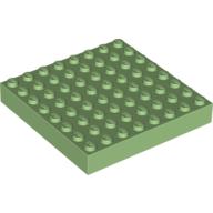 Lego Brick 8 x 8 / Medium Green