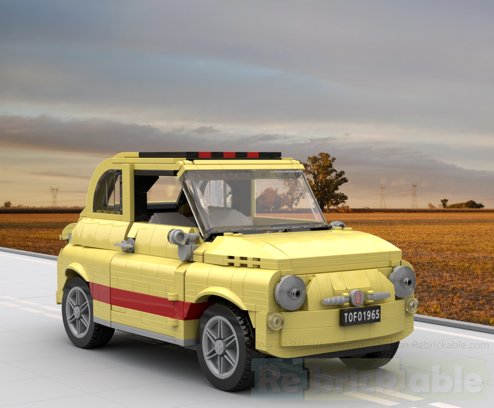 Lego Fiat 695 SS Abarth (Fiat 500 Mod)