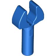 Lego Bar 1L with Clip [Cut Edges and One Side Hole] [Gap in Clip] / Blue