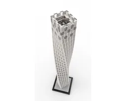 Cayan Tower (Infinity Tower) Dubai 1:800 Scale