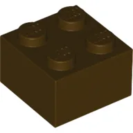 Brick 2 x 2 / Dark Brown