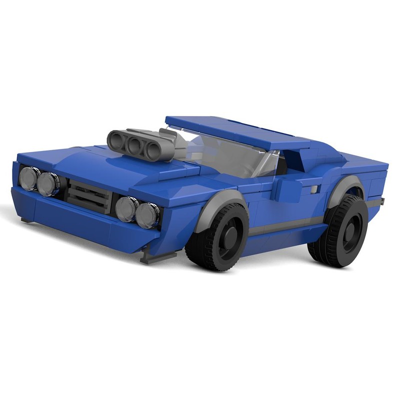 Lego American Muscle Car No2 - 8 Stud wide style