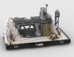 Terrain Addition/Base For #75386 (Paz Vizsla & Moff Gideon Battle)