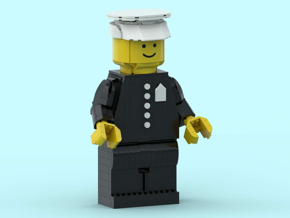 Lego Up-Scaled Police Man
