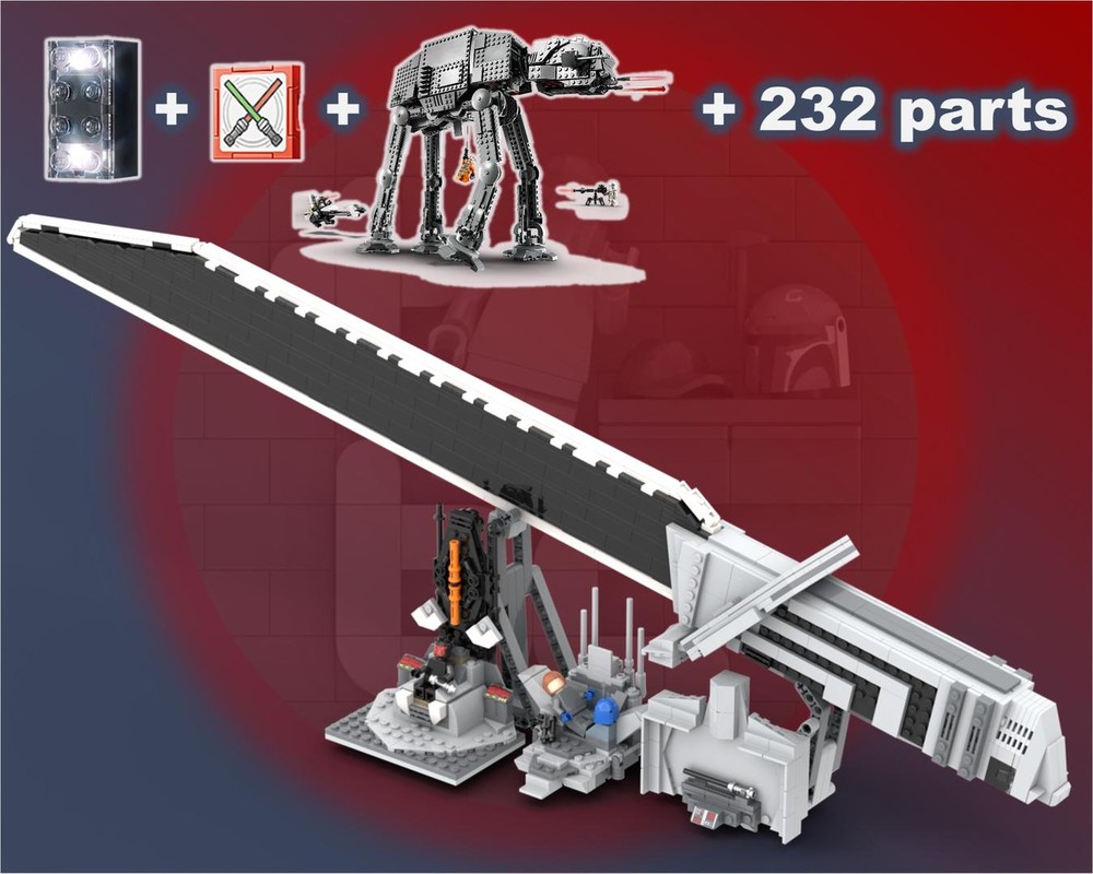 Lego MOD - 75288 - The Smart Dark Saber - Leaders of Mandalore Edition