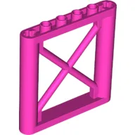 Support 1 x 6 x 5 Girder Rectangular / Dark Pink