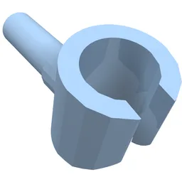 Minifig Hand / Bright Light Blue