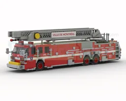 1993 E-One Hurricane Ladder Truck Montreal Fire Service