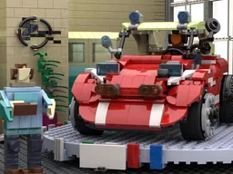 PUMA, Dune Buggy, on turnable stage