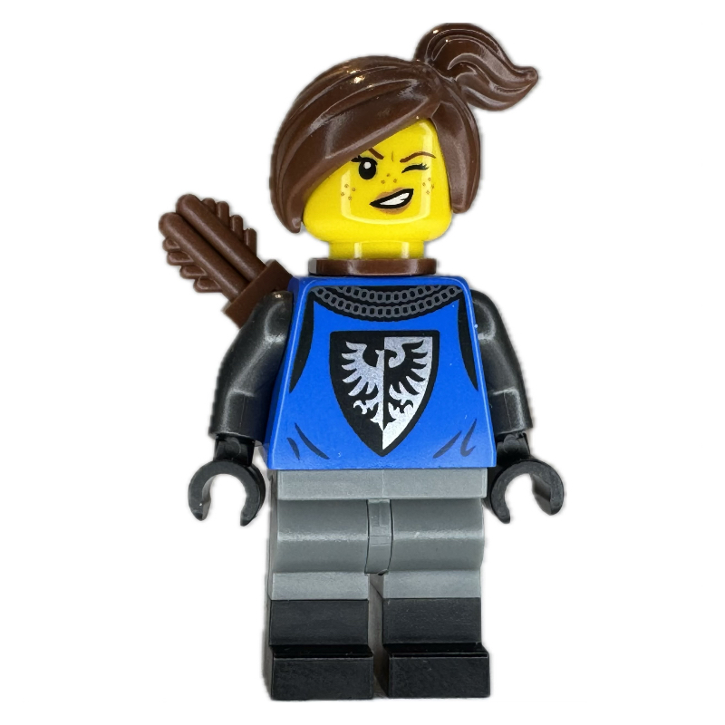 Lego Mountain Fortress Black Falcon Archer - Female