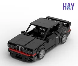 BMW E30 M3 Evolution (Black-Red)