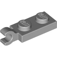 Plate Special 1 x 2 with Clip Horizontal on End / Light Bluish Gray