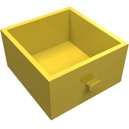 Homemaker Drawer 4 x 4 x 2 / Yellow