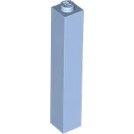 Brick 1 x 1 x 5 with Solid Stud / Bright Light Blue
