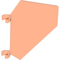 Flag 5 x 6 Hexagonal with U Clips / Trans-Neon Green