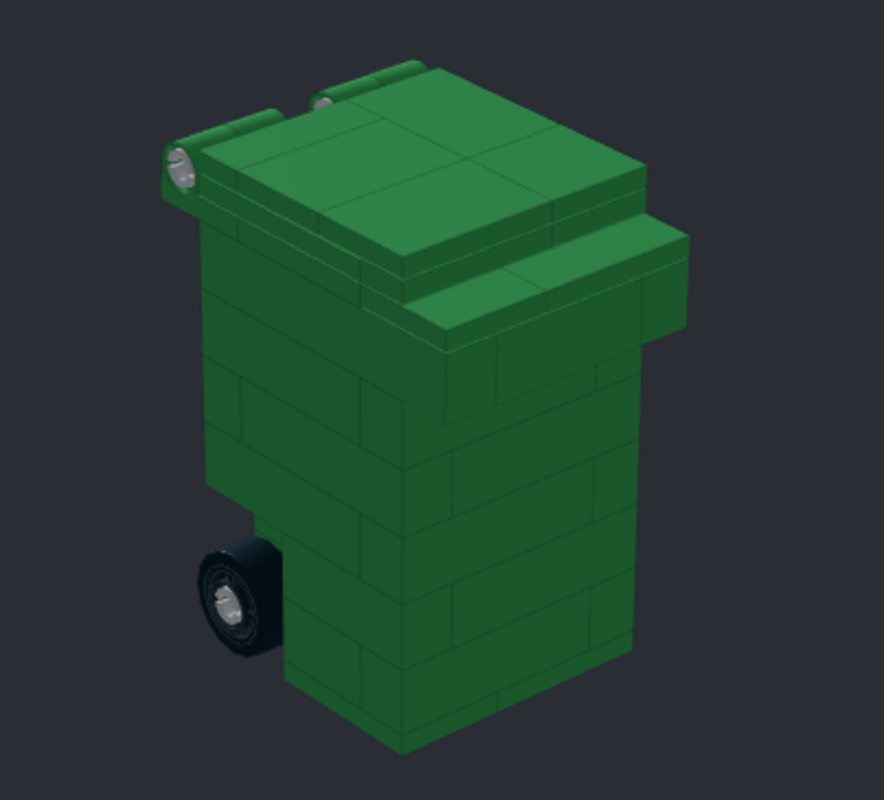 Lego Garbage Bin