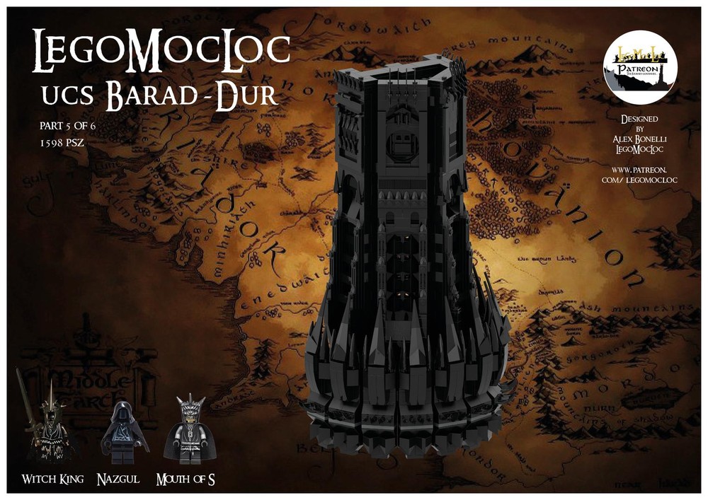 Lego UCS Barad-Dur part 5/6