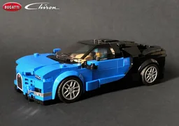 Bugatti Chiron - Speed Champions 8 Studs wide